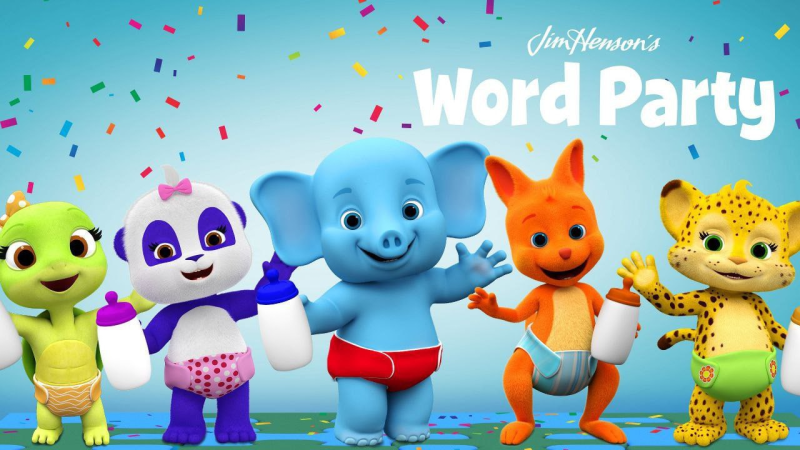 幼儿英语启蒙动画《文字派对 Word Party (中英双版) 》-落羽网