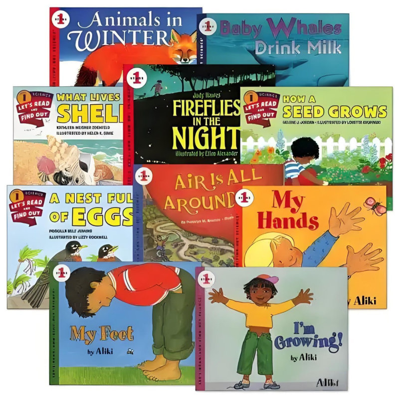 儿童科普启蒙绘本《让我们阅读发现 Let’s read and find out science (L1-L2) 》-落羽网